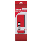 Diablo Sanding Belt 75mm x 533mm 120G Pack of 5