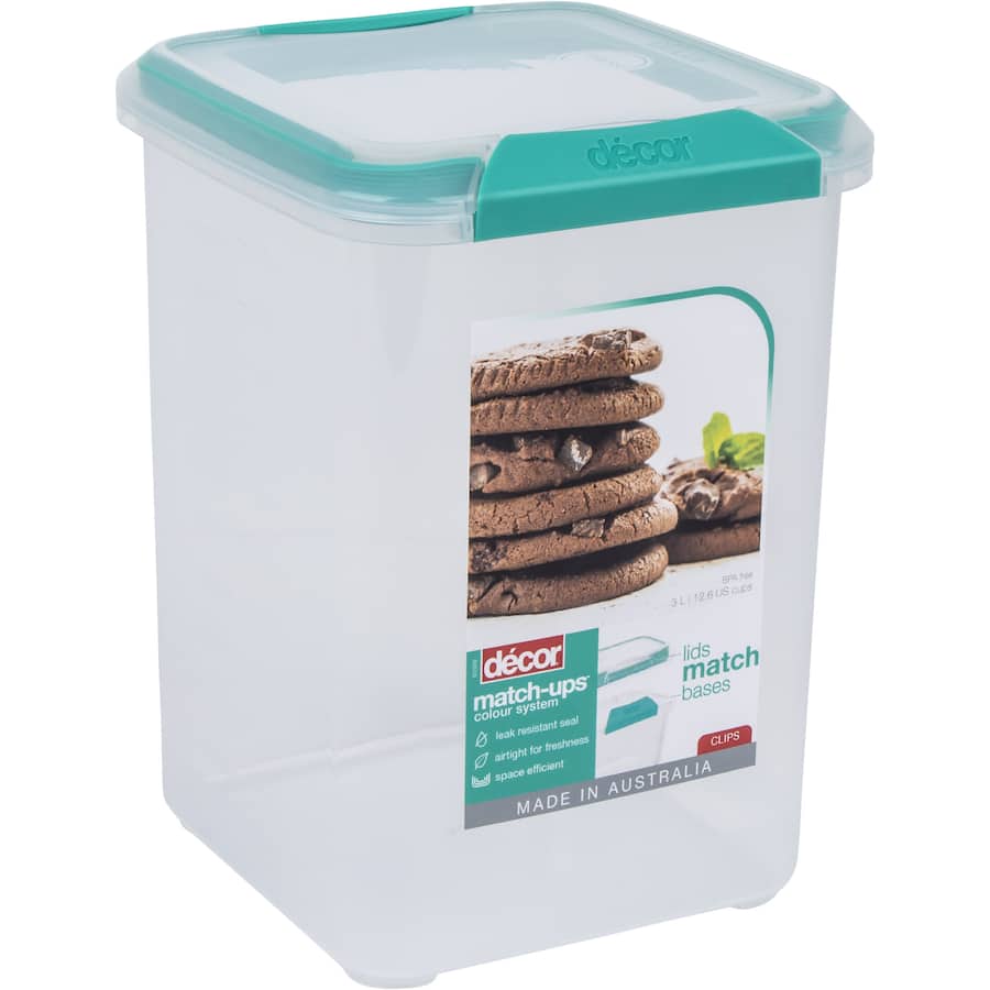 Decor Fresh Seal Container Clips Tall 3L