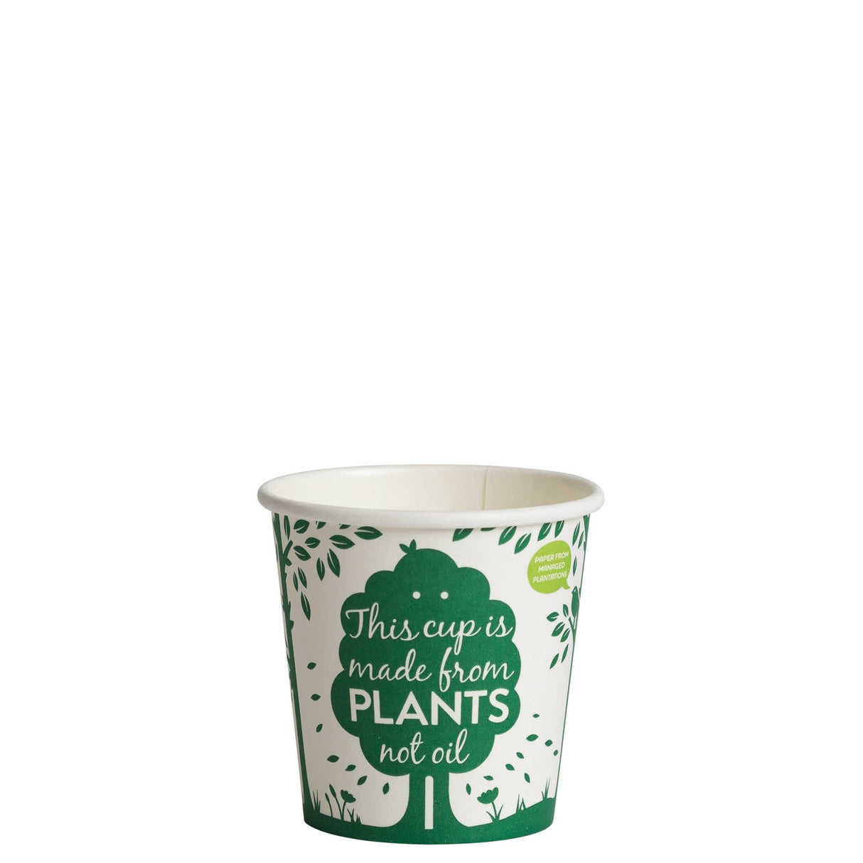 Ecoware Single Wall Cup 110ML 50 (Packet)