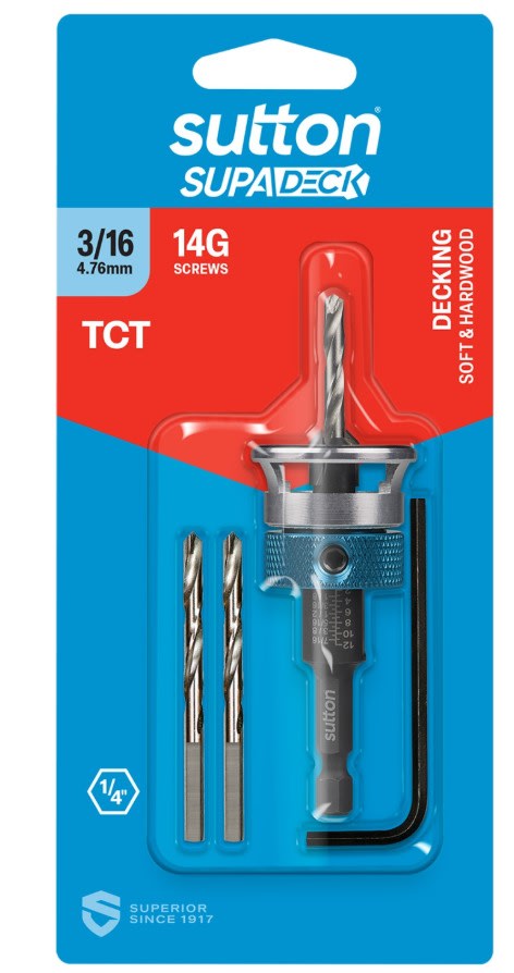 Sutton SupaDeck Countersink Drill 3/16IN (14G) (Each)