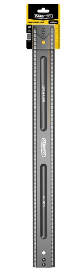 Carbitool Measuring Ruler Hook Stop 600mm (Each)