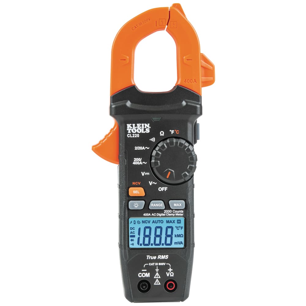 Klein Tools Digital Clamp Meter with Temp (Each)