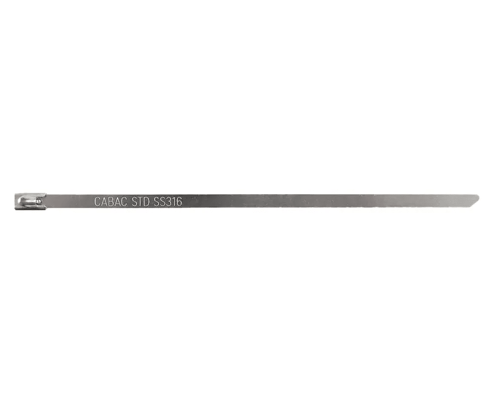 Cabac Stainless Steel 316 Standard Cable Tie 200 x 7.9mm 50 (Pack)