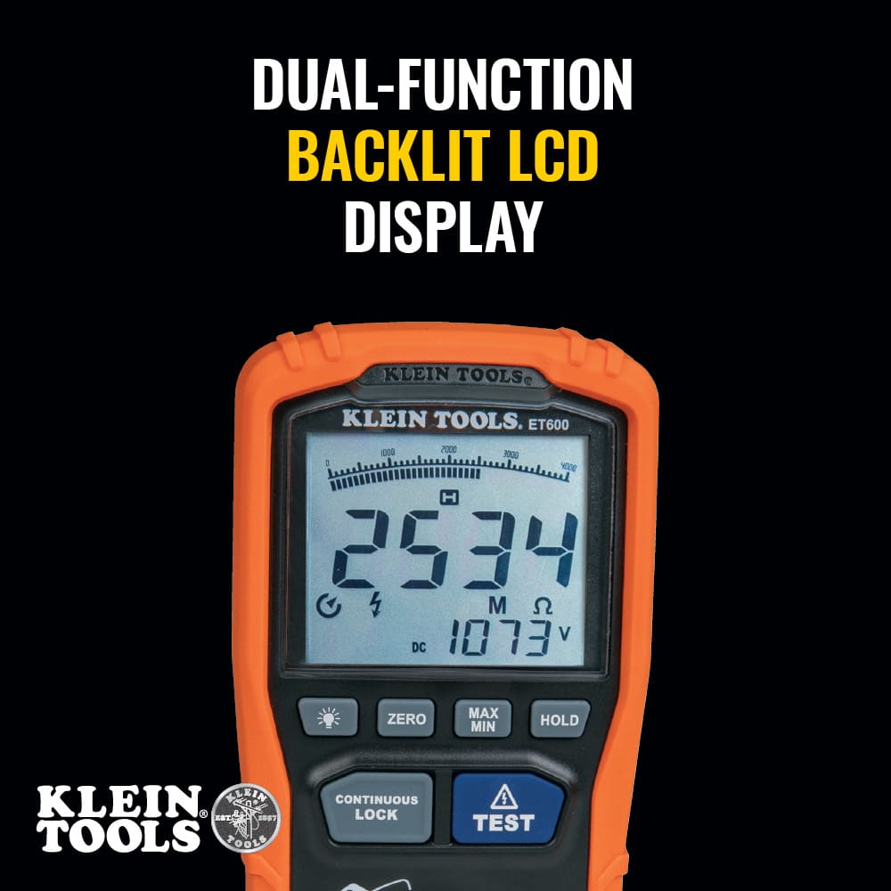 Klein Tools Insulation Resistance Tester