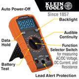 Klein Tools Digital Multimeter Manual Ranging (Each)