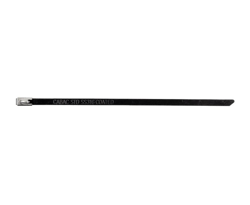 Cabac Coated Stainless Steel Standard Cable Tie 200 x 4.6mm 100 (Pack)