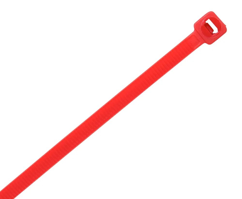 Cabac Nylon 66 Red Cable Tie 200 x 4.8mm 100 (Pack)
