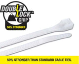 Cabac Nylon 66 Natural Double Lock Cable Tie 203 x 4.3mm 100 (Pack)