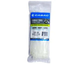Cabac Nylon 66 Natural Double Lock Cable Tie 203 x 4.3mm 100 (Pack)