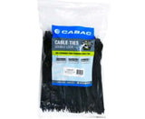 Cabac Nylon 66 Black Double Lock Cable Tie UV 280 x 4.3mm 1000 (Pack)