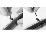 Cabac Nylon 66 Black Self Cutting Cable Tie UV 203 x 4.3mm 50 (Pack)