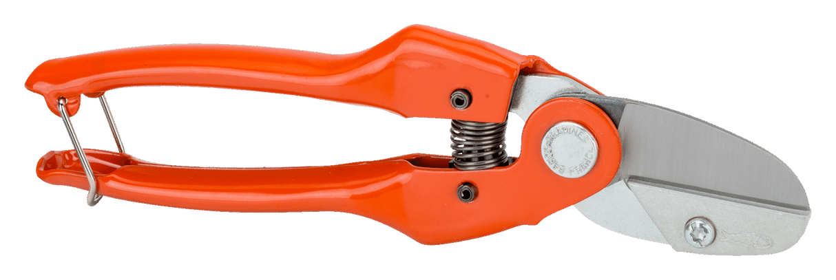 Bahco Anvil Secateurs with Stamped Steel Handle
