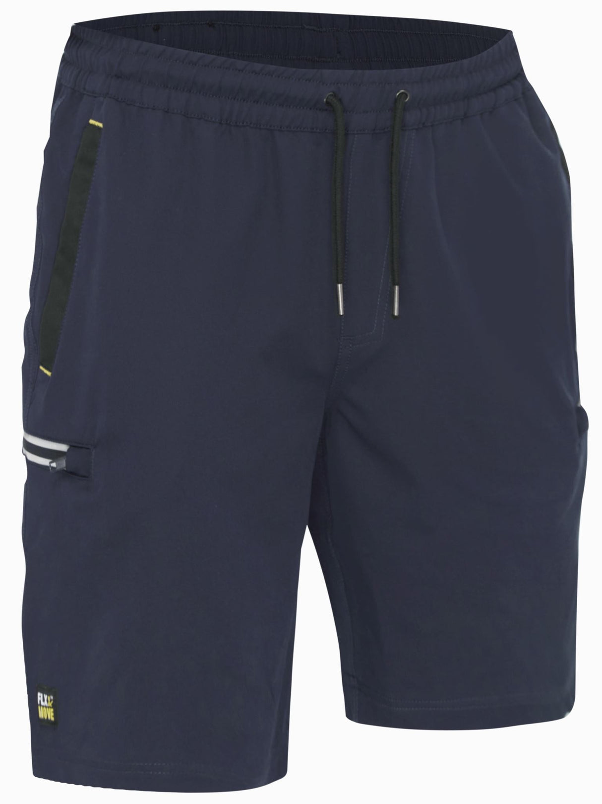 Bisley Flx & Move Elastic Waist Shorts, BSHC1333 - Navy - 122