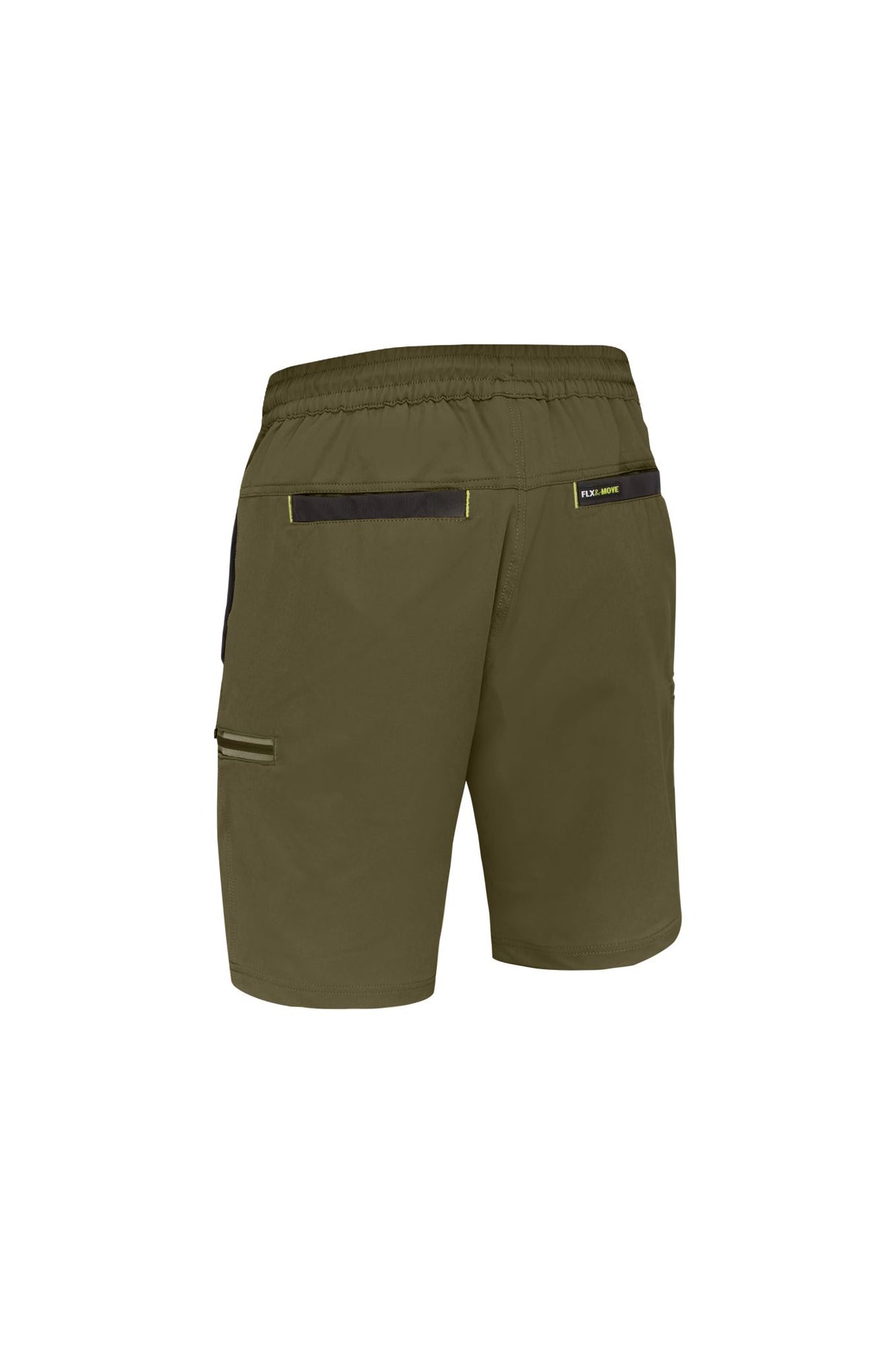 Bisley Flx & Move Elastic Waist Shorts, BSHC1333 - Green - 132