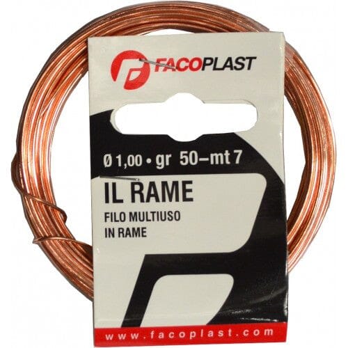 Faco Copper Binding Wire 50G 7M X 1.0MM (Each)