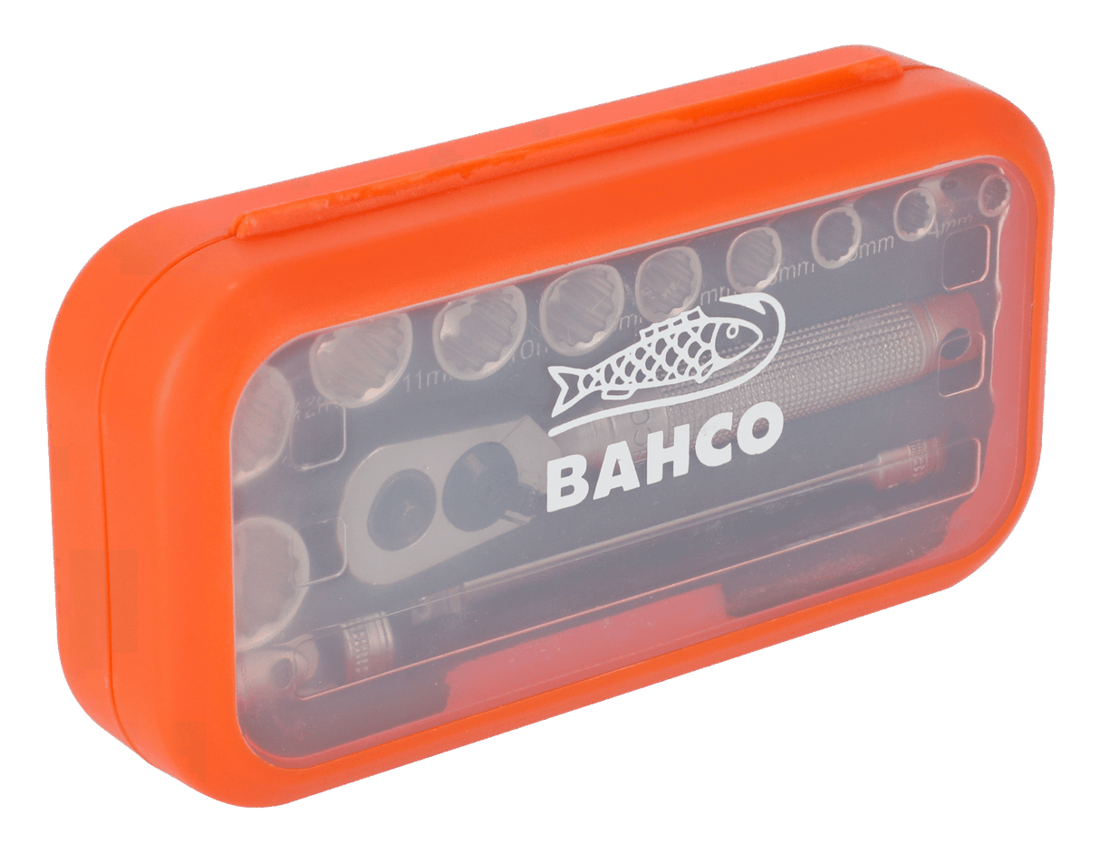 Bahco Square Drive Socket 1/4" 13 piece (Set)