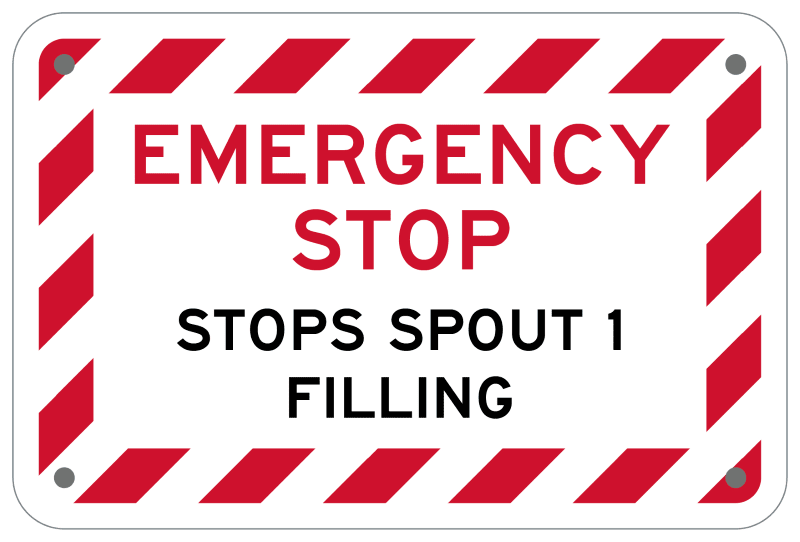 Firth SIGN | EMERGENCY STOP
