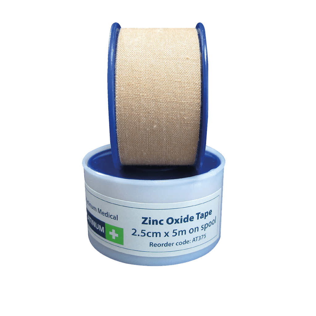 Platinum Zinc Oxide Tape on Spool 12.5mm x 5m