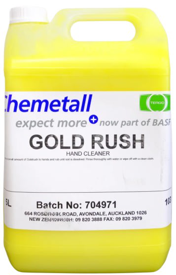 Chemetall Tergo Gold Rush Hand Cleaner 5L Carton of 2