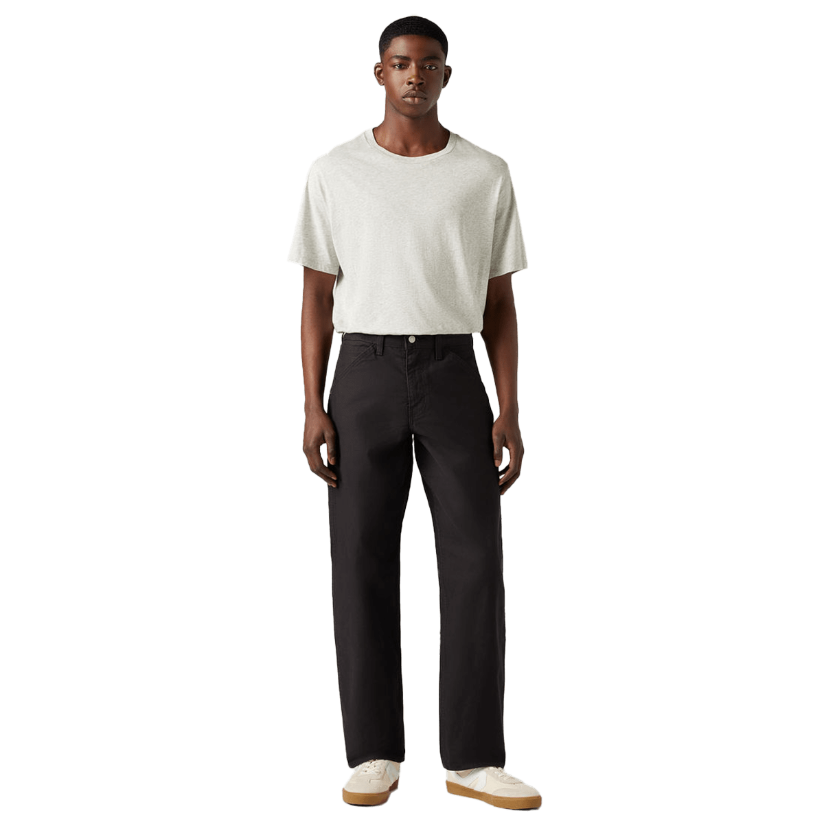 Levis, 565 Loose Straight Canvas Pant - Black Canvas - 36
