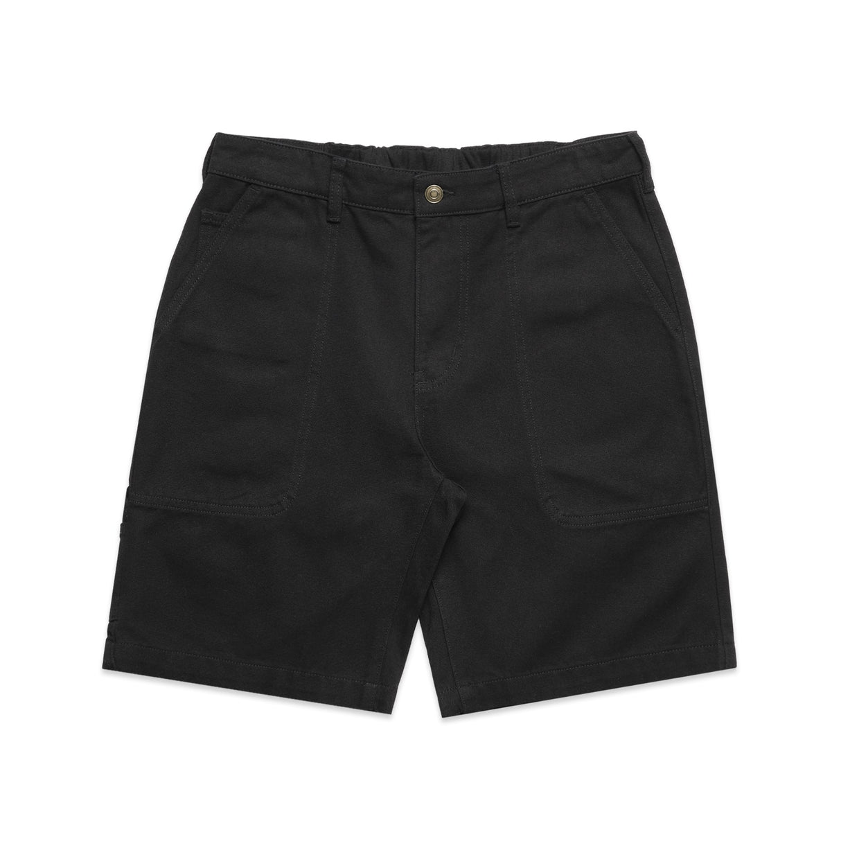 AS Colour, Canvas Shorts 5983 20" - Black - 38