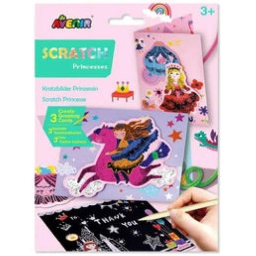 Avenir Scratch Princess Greeting Cards