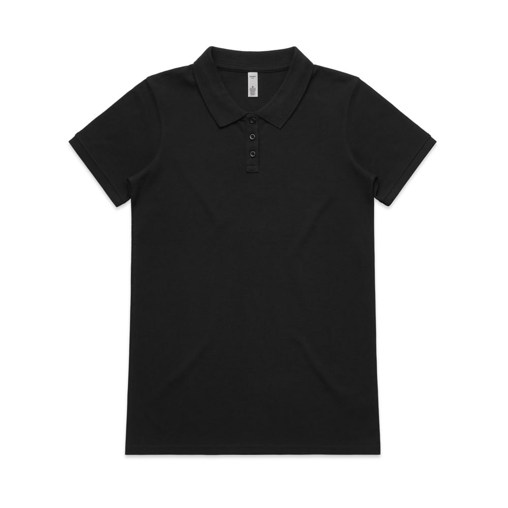 AS Colour, Women's Pique Polo 4411 - Black - S