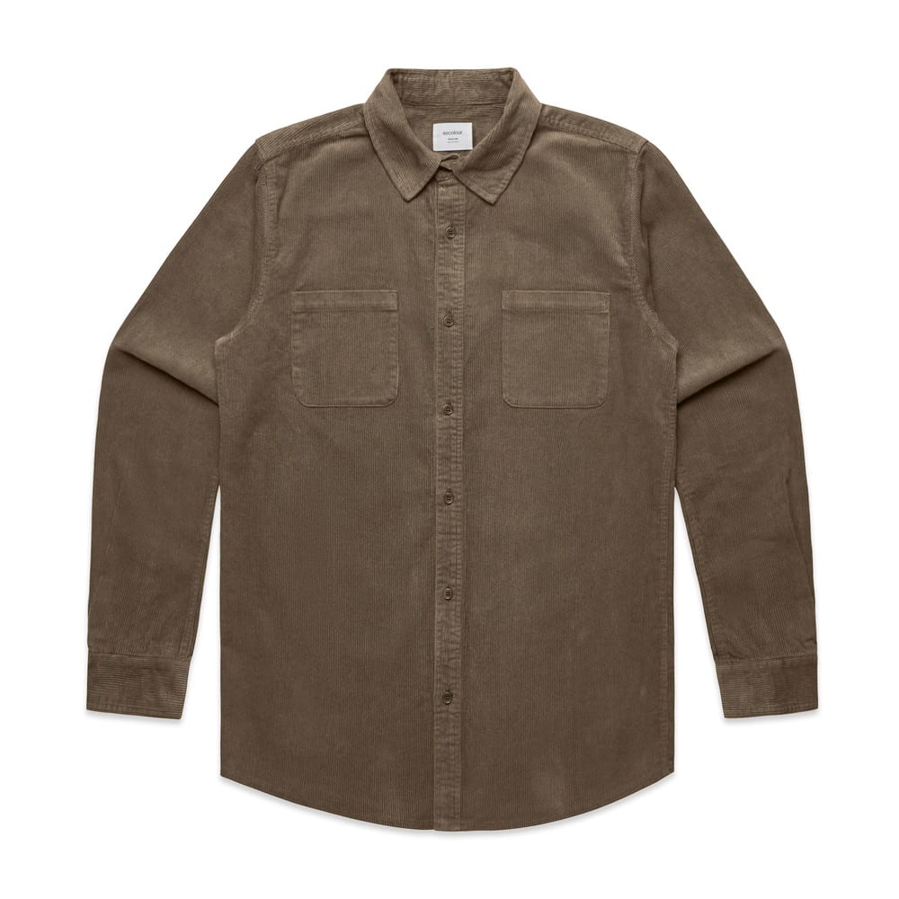 AS Colour, Cord Shirt 5419 - WALNUT - 3XL