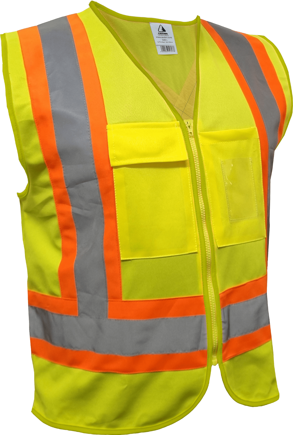 Esko D/N Contrast Safety Vest, AVEST311 (Each) - Fluoro Yellow - 3XL