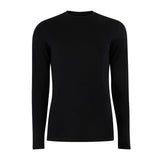 Hard Yakka Long Sleeve Merino Top, NUU102 - Black - S
