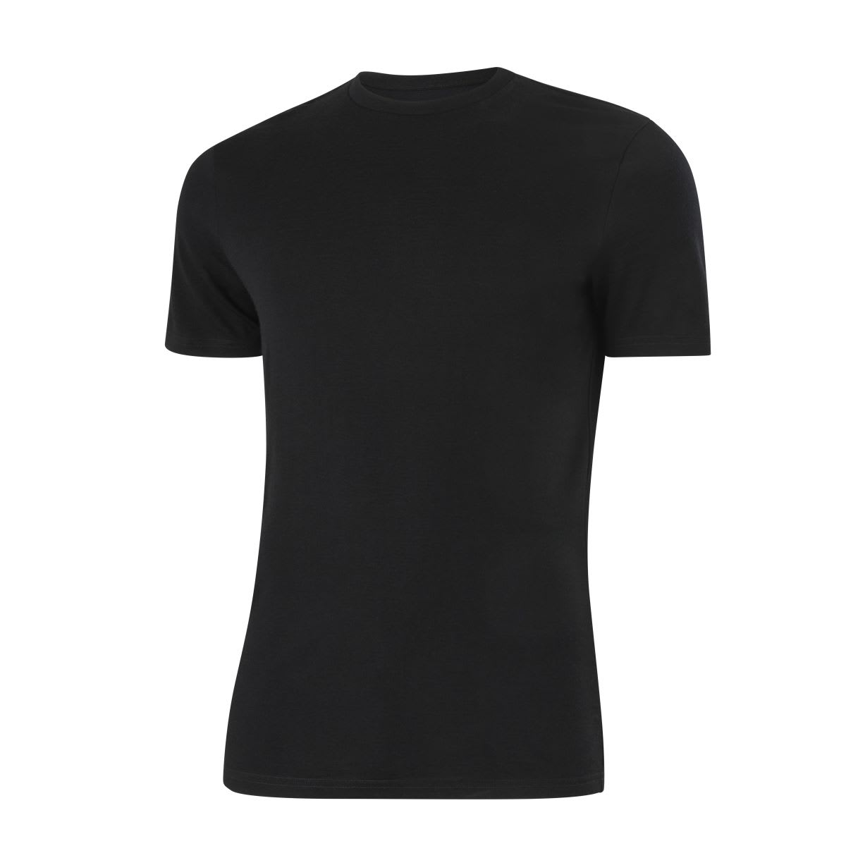 Hard Yakka Short Sleeve Merino Top, NUU101 - Black - M