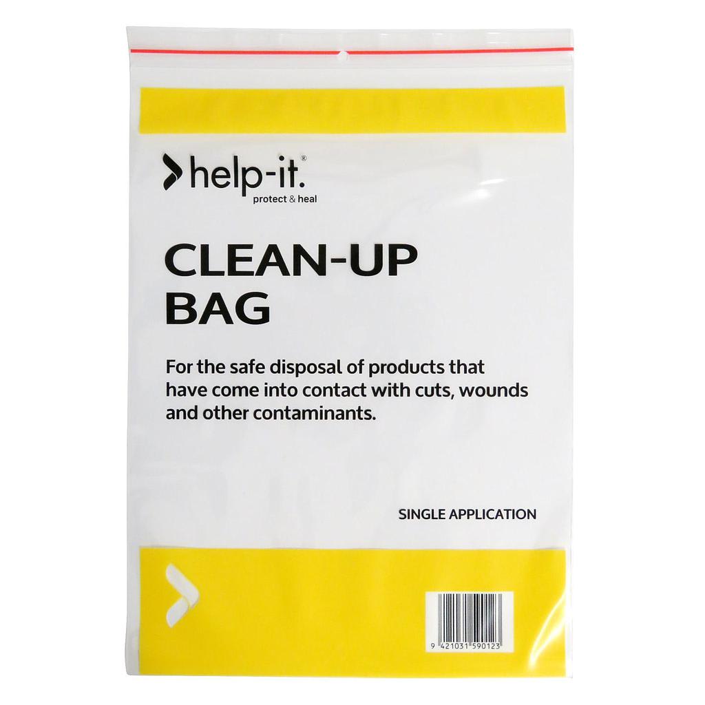 Help-It Clean Up/Contaminant Bag 22x32cm 10 (Pack)