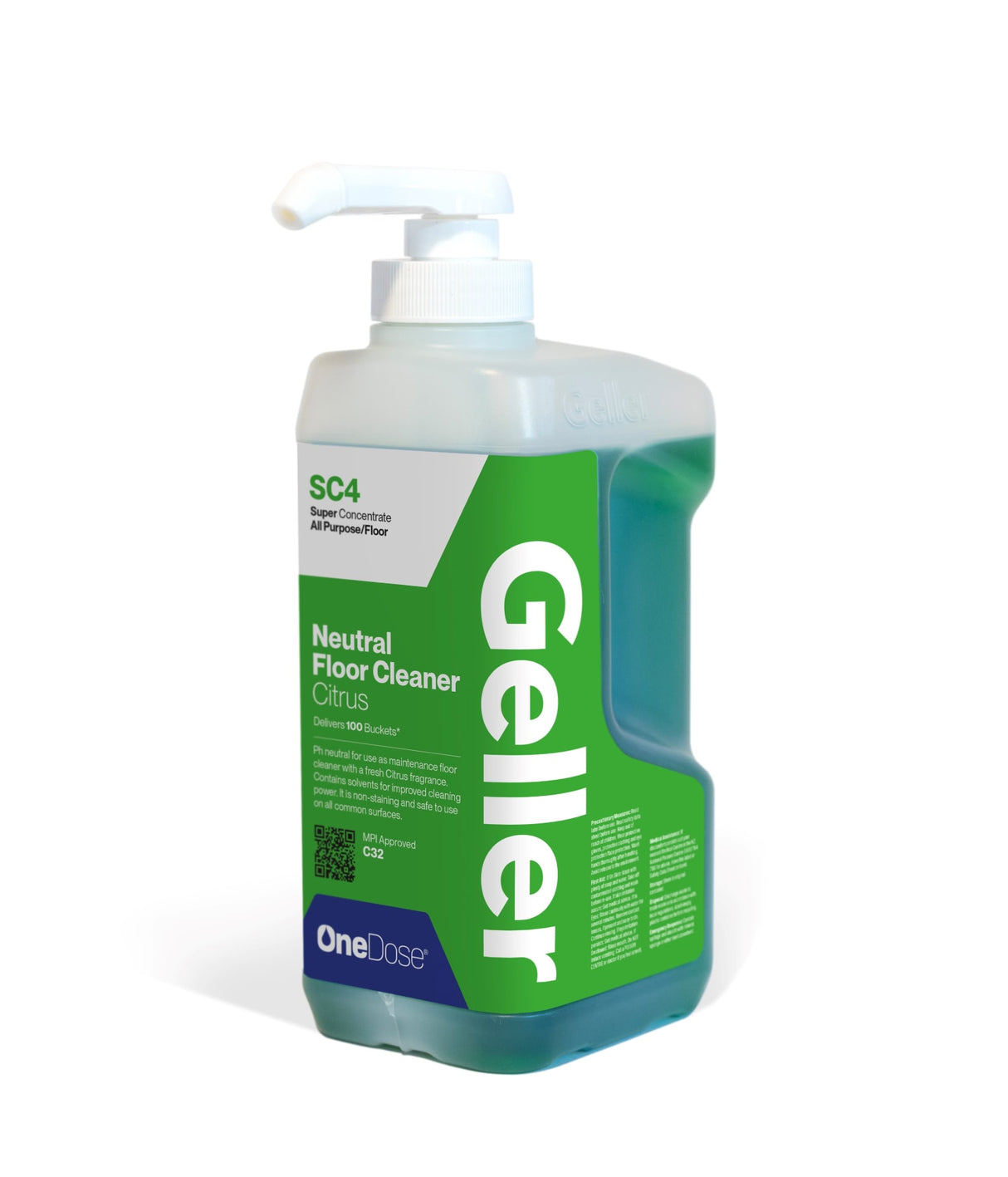 Geller OneDose SC4 Neutral Floor Cleaner 1L