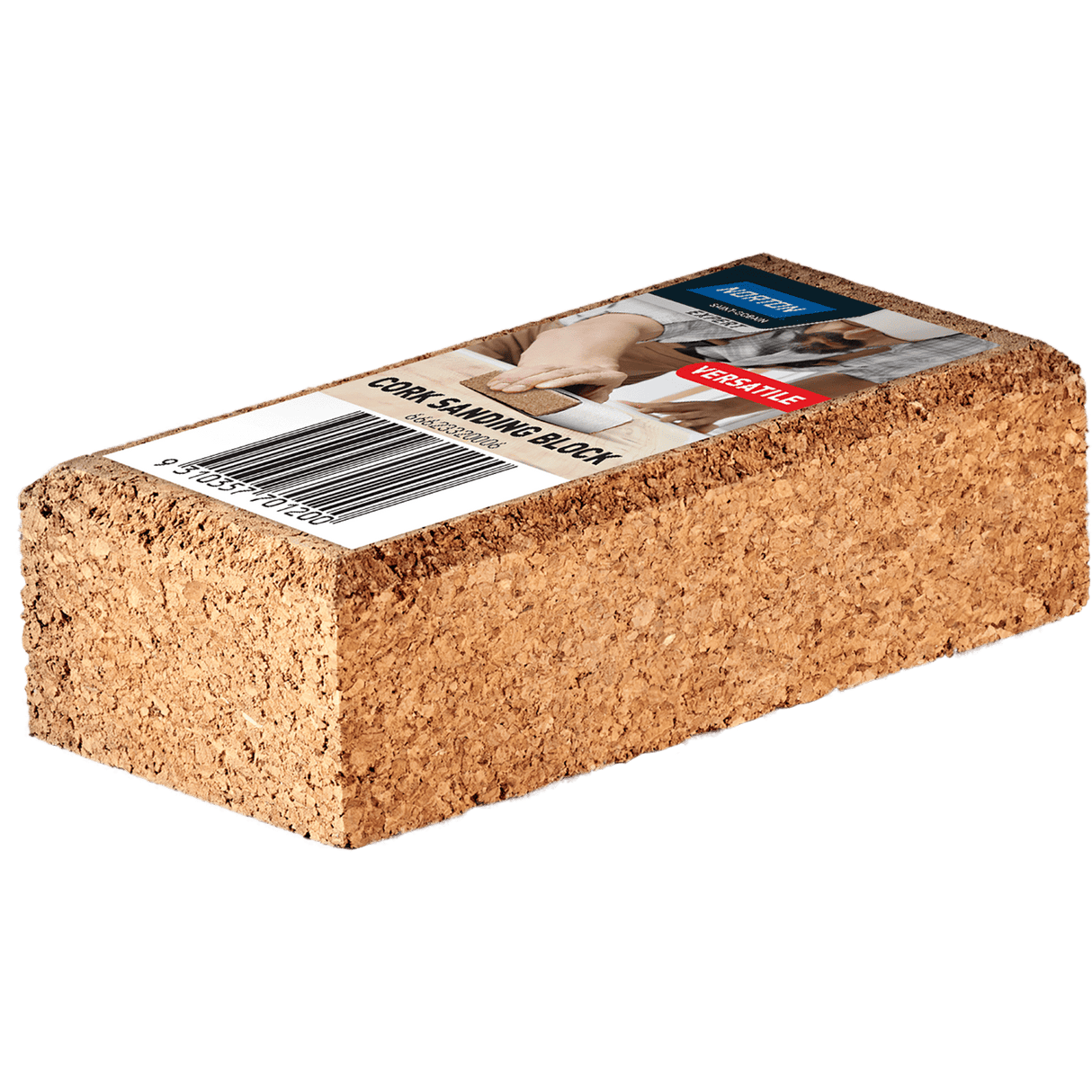 Norton Cork Sanding Block 1EA 100x60x35mm (Each)