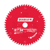 Diablo 54T Composite Decking Saw Blade 8.25"/209mm (Each)