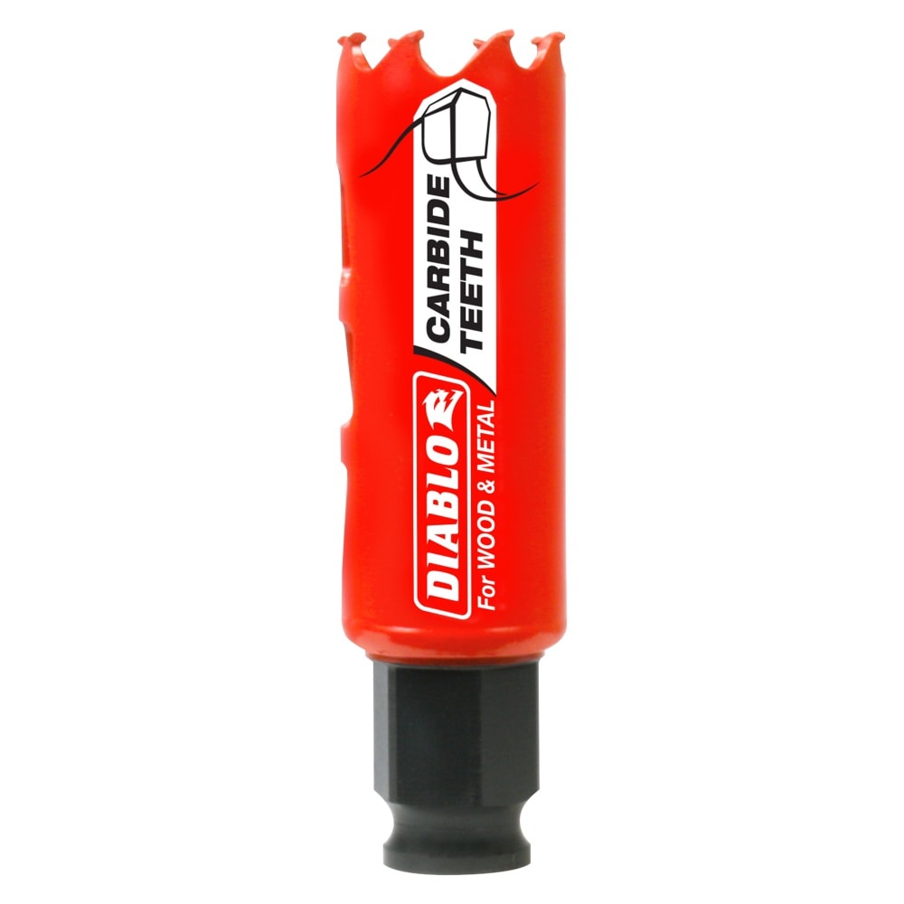 Diablo Carbide-Tipped Hole Saw 60mm depth 25mm, 1" (Each)