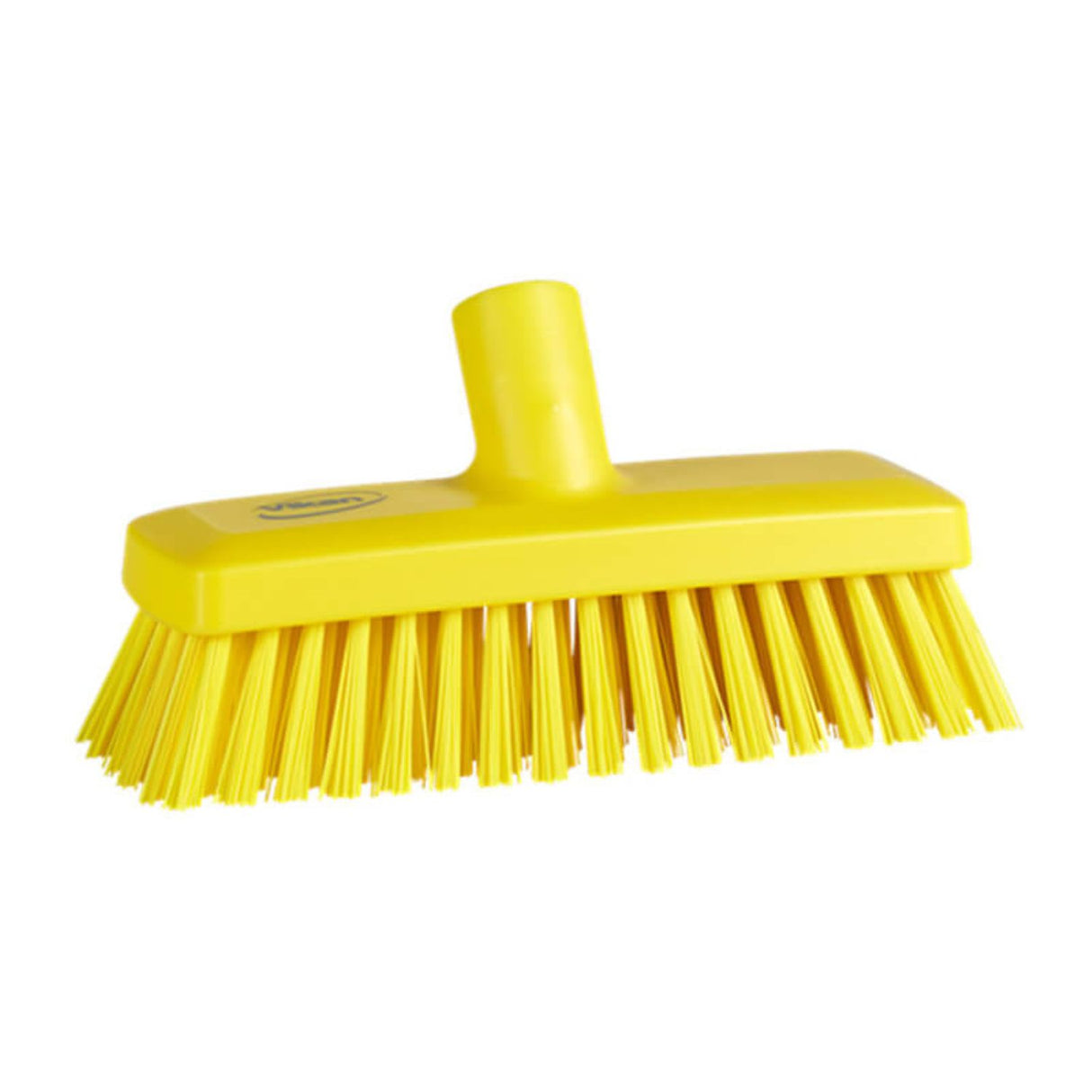 Wall/Deck Scrub Hard Bristle Yellow 225mm - Vikan