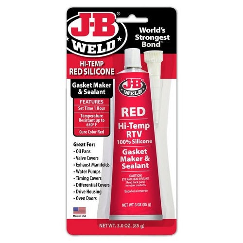 Red high Temp RTV Silicone 85g - JB Weld