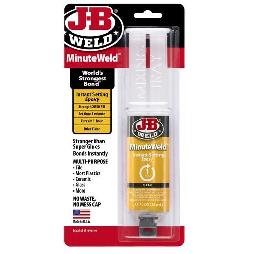 Minuteweld Epoxy Syringe - JB Weld