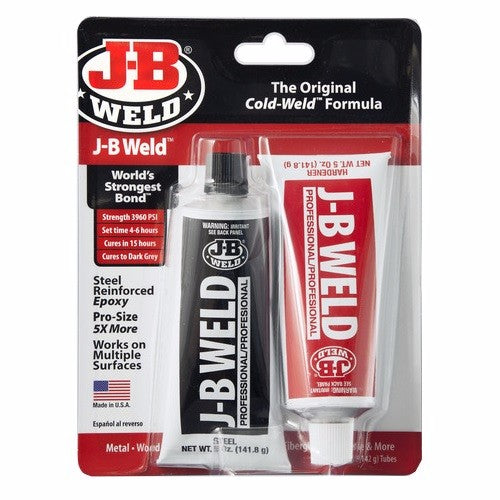 Cold Weld Steel Epoxy Twin 141.8Gr Tubes -JB WELD