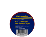 Wattmaster Red PVC Electrical Tape 18mm x 20m