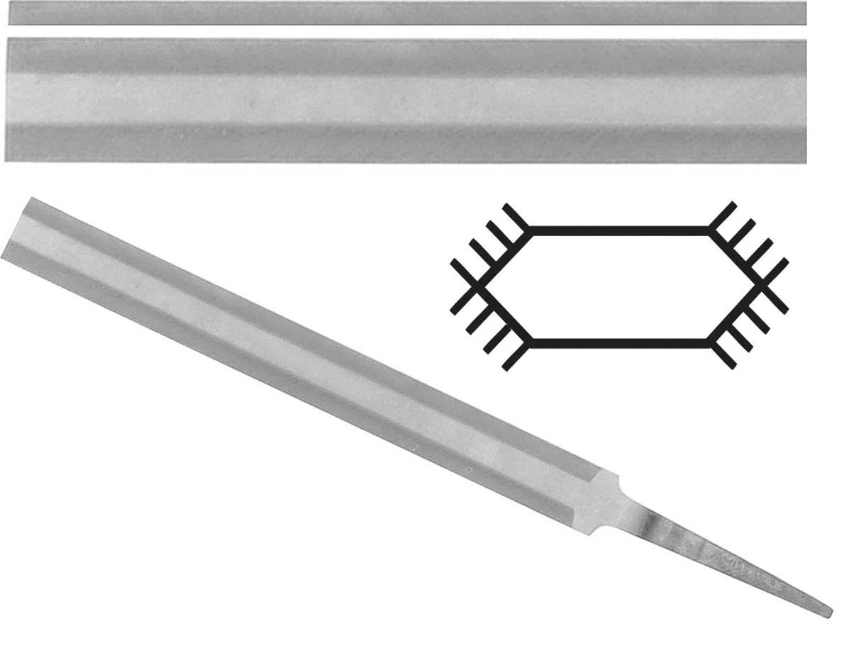 Vallorbe Screwhead with Tang Precision Files 0.55mm #4