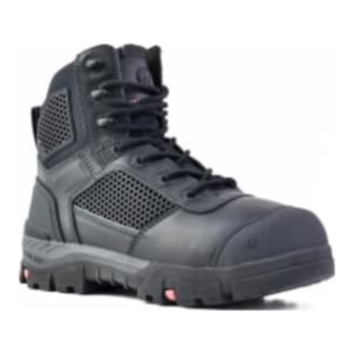 Bata Avenger Black Women's Lace up Safety Boot - Black - 09