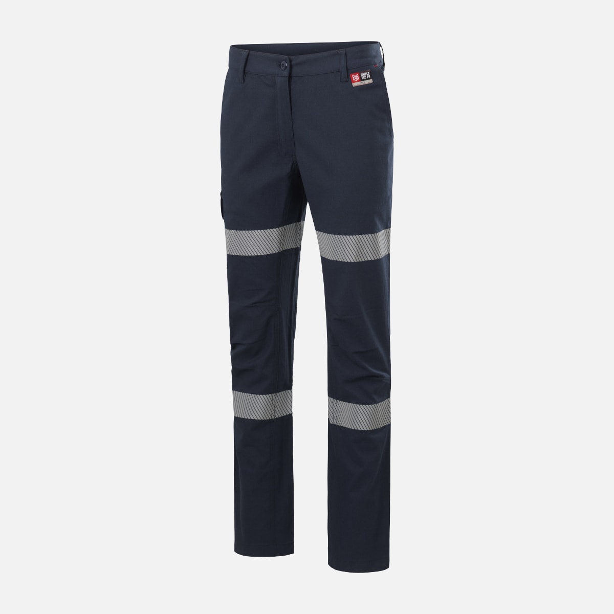 ShieldTEC Womens 10.9cal FR Stretch Pant, Straight 6 - 16 (Pair) - Navy