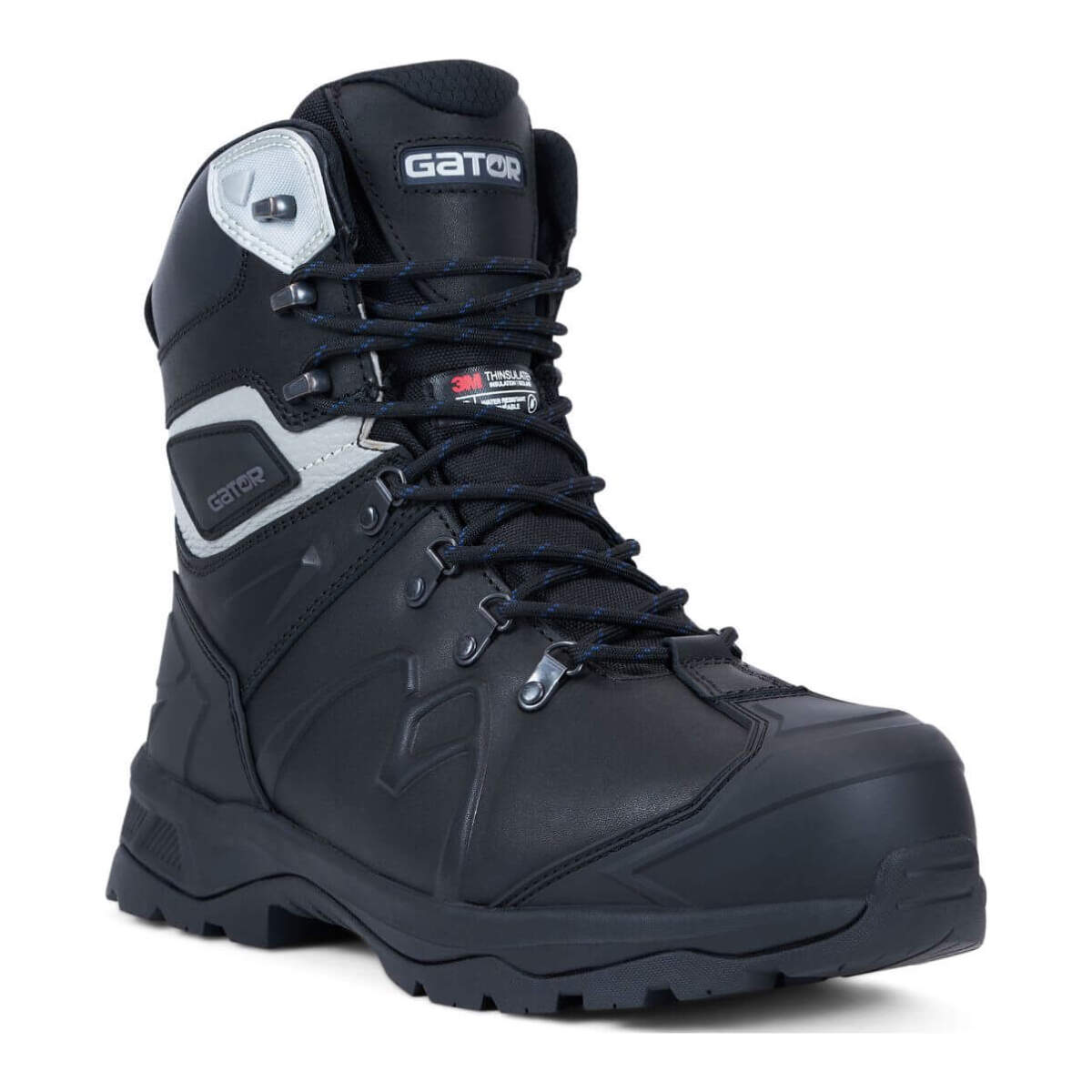 Gator IceWalk Safety Boot (Black)-Size-6 - Black