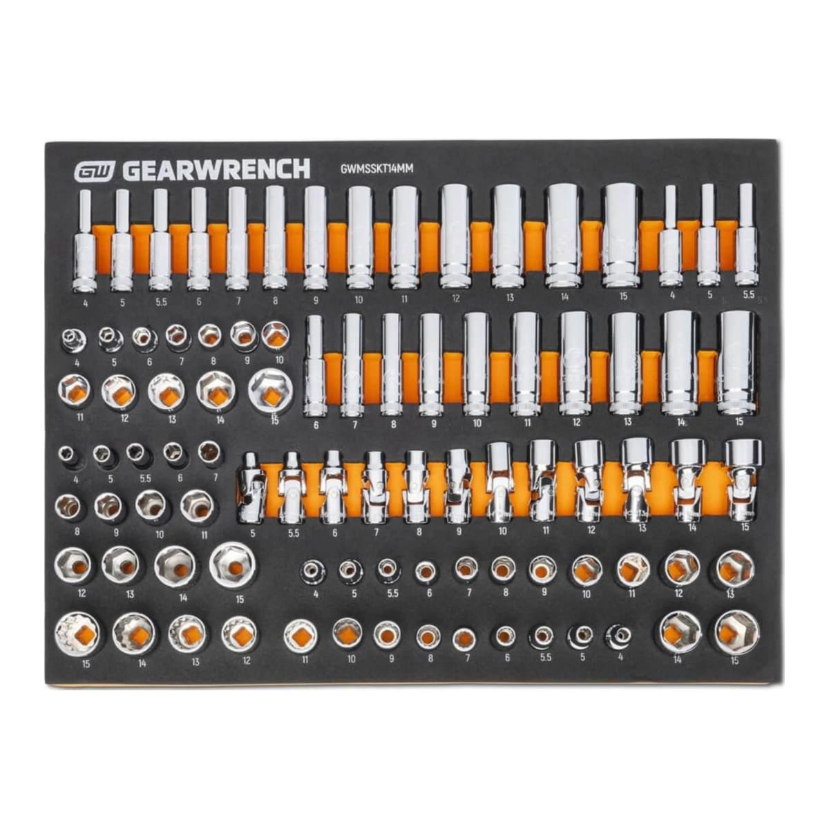 GearWrench Master Socket Set in EVA Tray 514 x 341 x 31mm 89 (Piece)