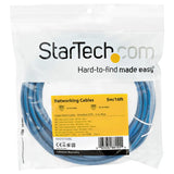 High-Speed 5m CAT6a Ethernet Cable - 10GbE STP, Snagless, 100W PoE, Blue - Reliable Networking Solution