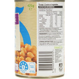Macro Organic Chickpeas No Added Salt Can 425g