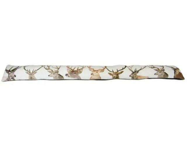 Large stags draught stopper, 89cm, stylishly blocks drafts with a durable design, perfect for winter insulation.