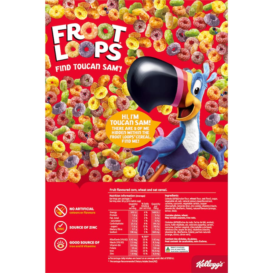 Kellogg's Froot Loops Cereal  285g